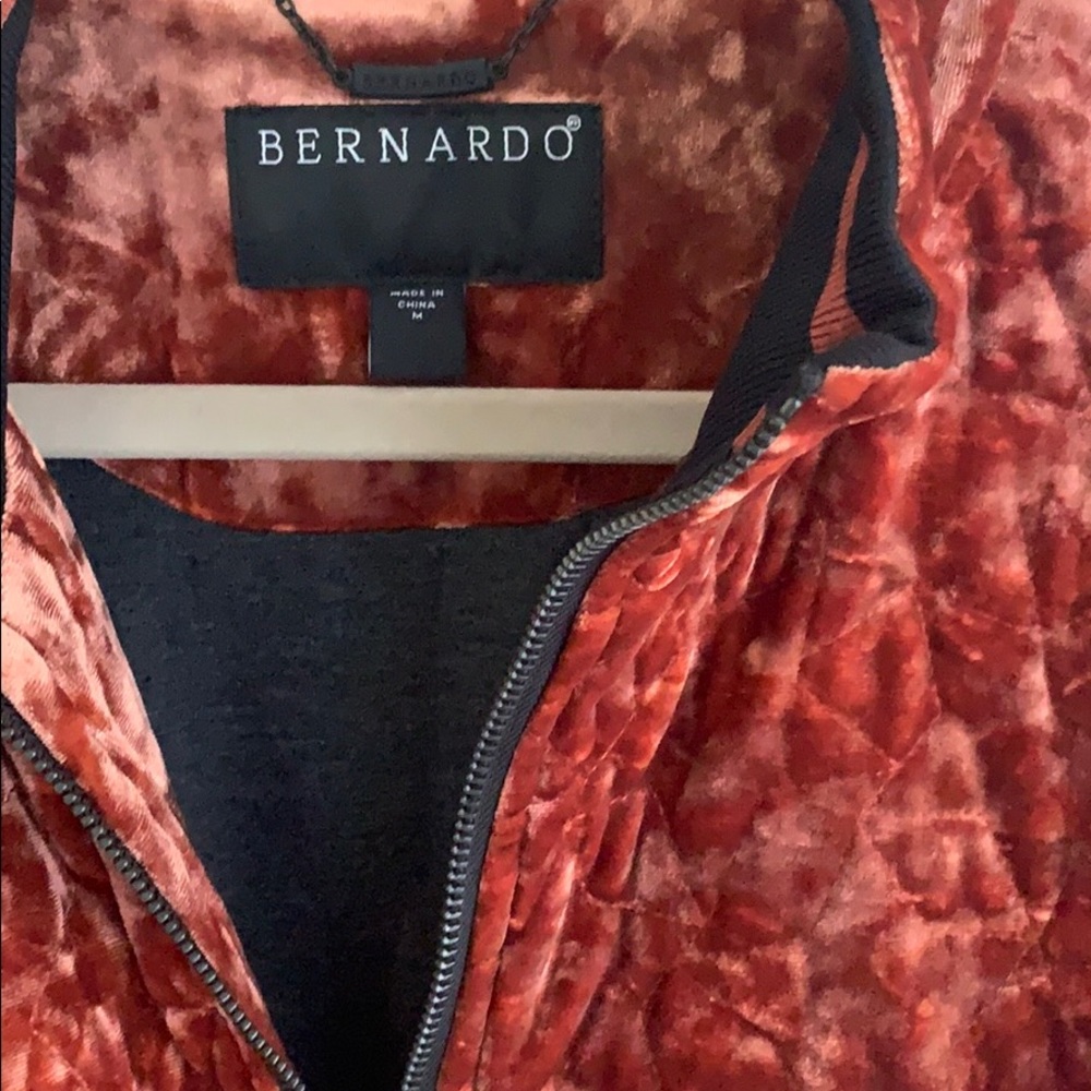 Bernardo Rust Velvet Jacket - Picture 5 of 7